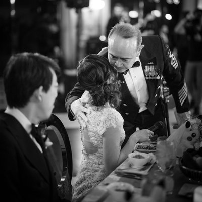 moments at George Peabody Library wedding