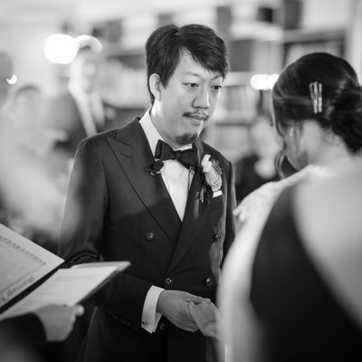 George Peabody Library wedding ceremony photos