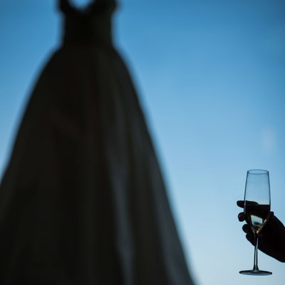 best wedding silhouette with wedding dress
