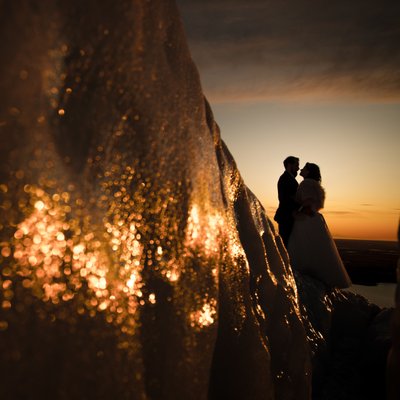 best wedding silhouette iceland