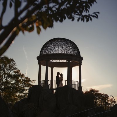 best wedding silhouette gazebo