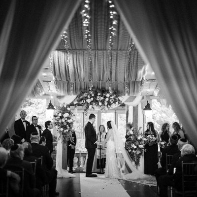 Tappan Hill Mansion Wedding Indoor Ceremony