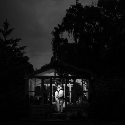 nighttime photos liberty view farm wedding