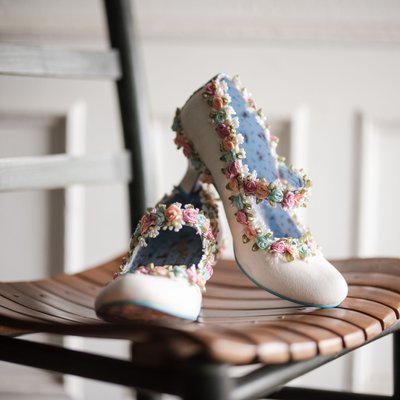 Wedding shoe photo Liberty View Farm