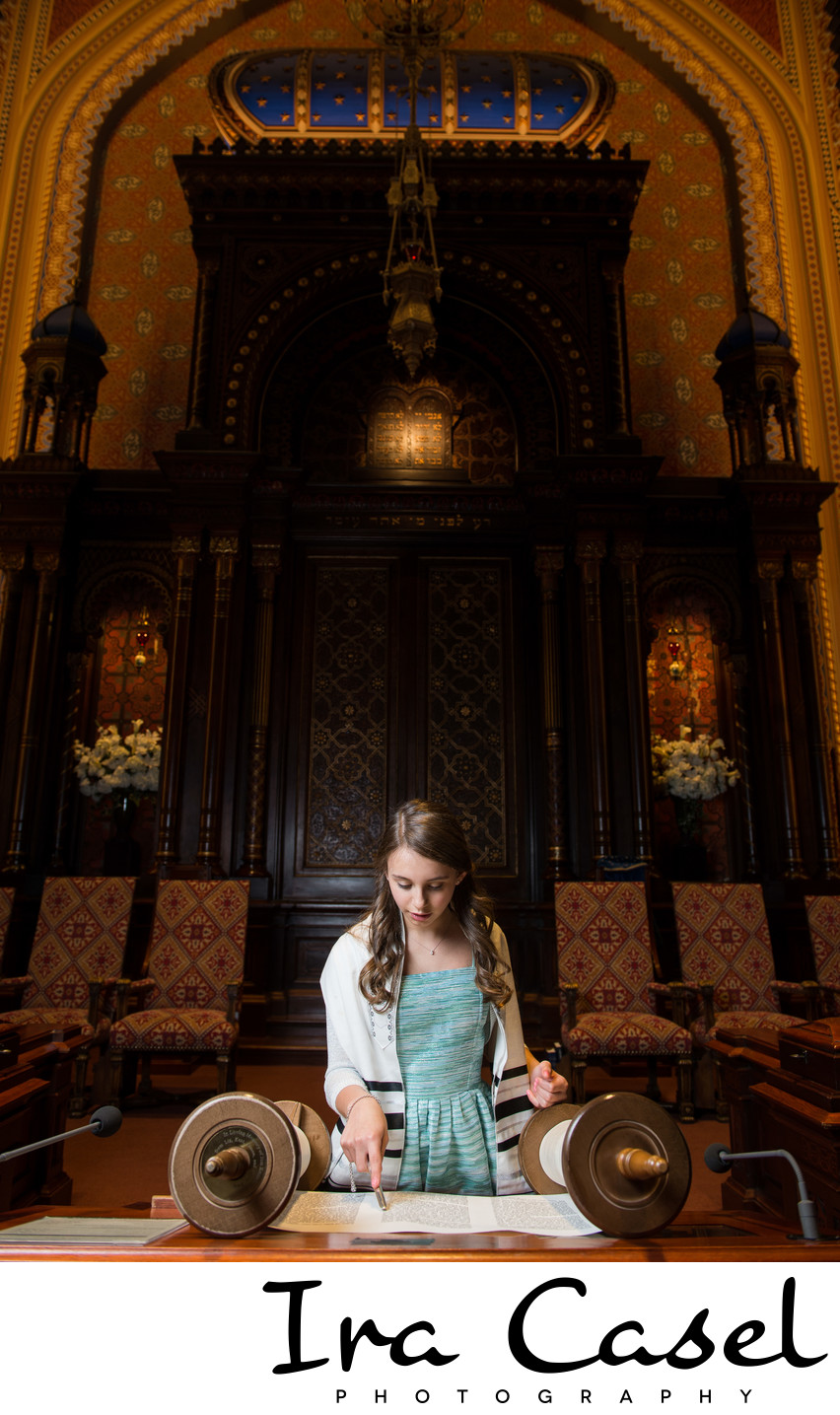 NYC Bat Mitzvah Photographer-Bimah-Central Synagogue