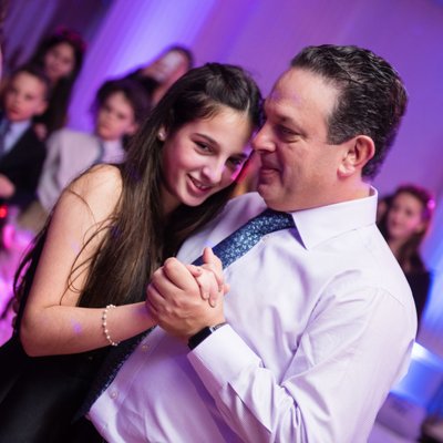 Montclair Bat Mitzvah Pictures: Father-Daughter Dance