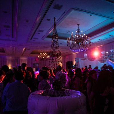Paris-Themed Bat Mitzvah Party at Hilton Short Hills 