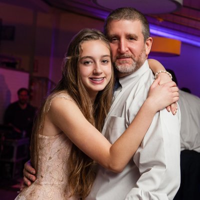 Father-Daughter Bat Mitzvah Dance at the Stone House