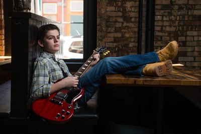 NYC Pre-Mitzvah Portrait Shoot - Rock 'n Roll