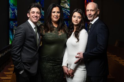 Best Westfield Bat Mitzvah Family Portrait Photographer