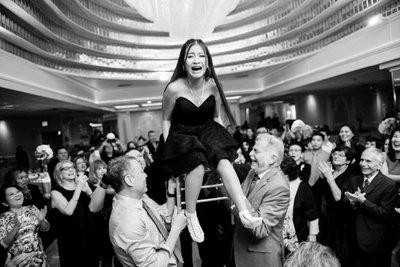 Bat Mitzvah Horah - Girl Up in the Chair