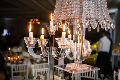 Paris Themed Crystal Chandelier Bat Mitzvah 