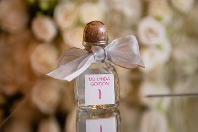 Incredible Place Card - Mini Patron Bottle