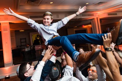 Crowd Surfing Bar Mitzvah Boy