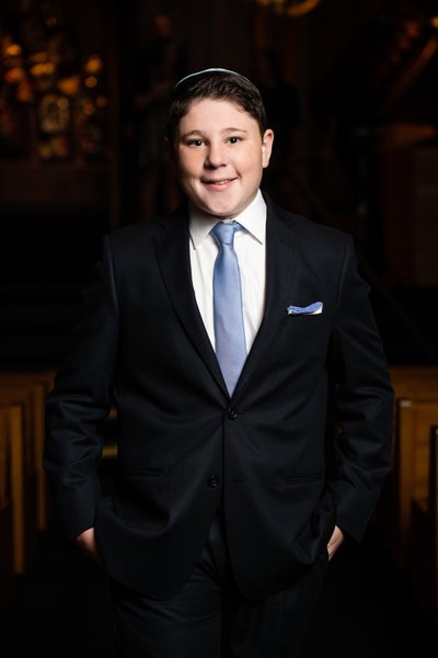 Bima Portrait: Bar Mitzvah Photographer