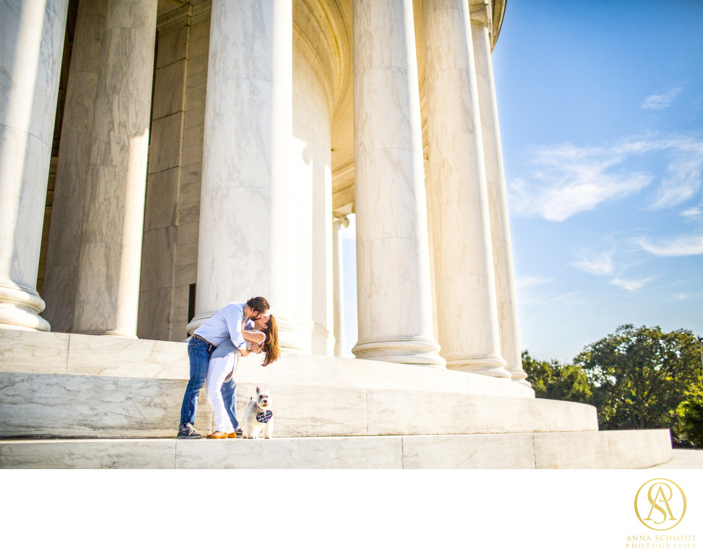 Jefferson Memorial Engagement Photos