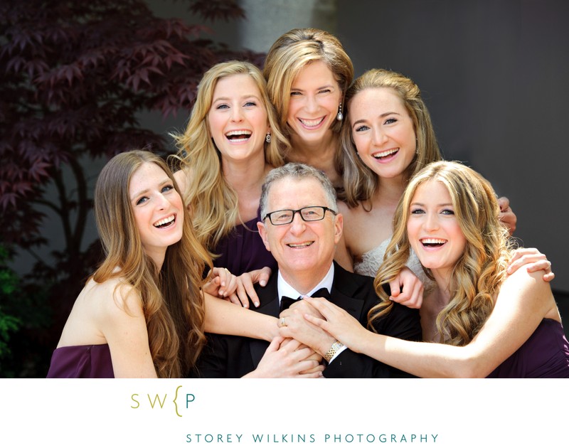 Family Group Portrait in Liberty Grand Courtyard