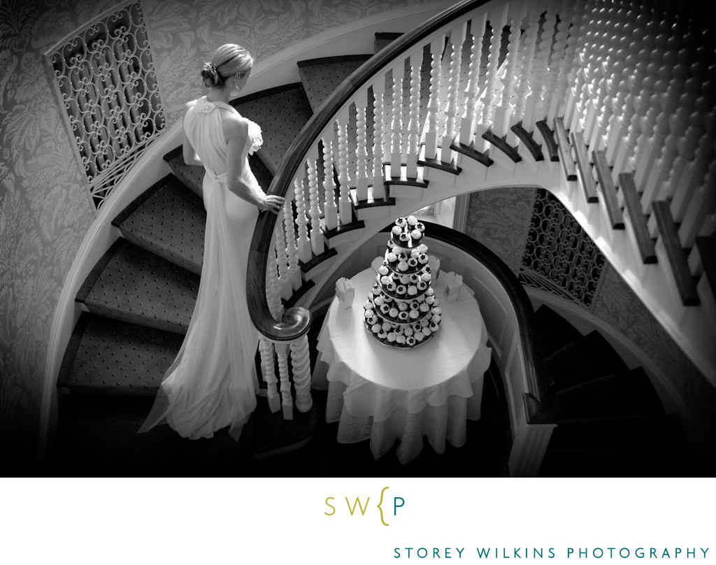 A Bride Ascends the Stairs at McLean House