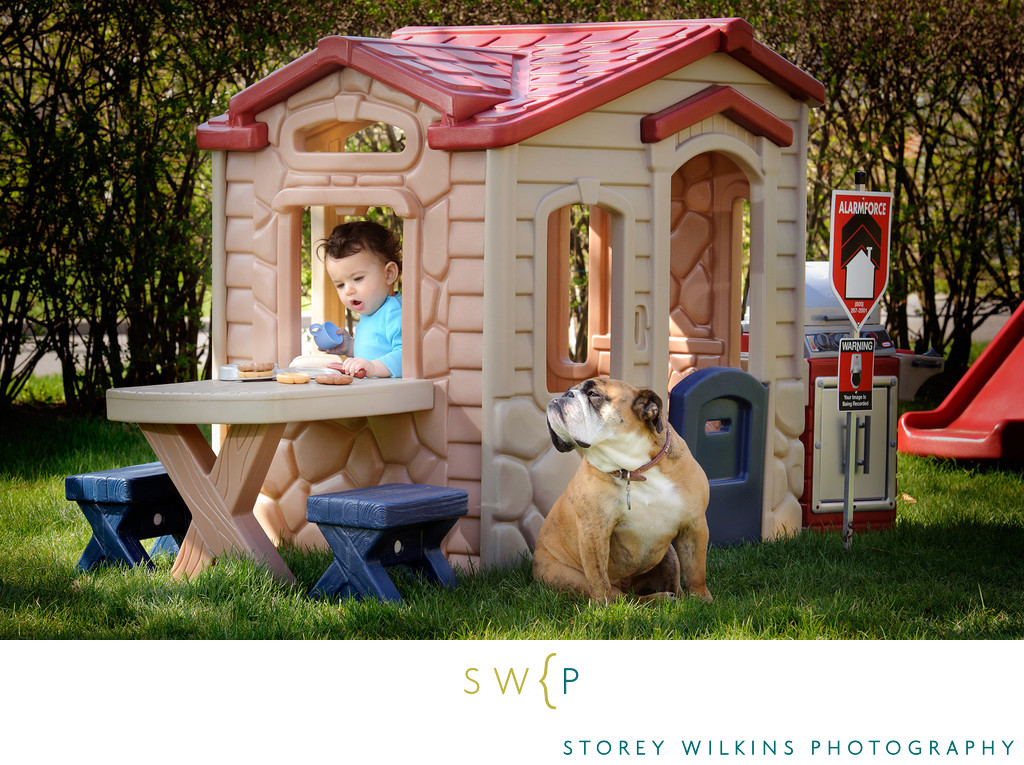 Kids and Pets in Garden: Patience, Play, and Heart