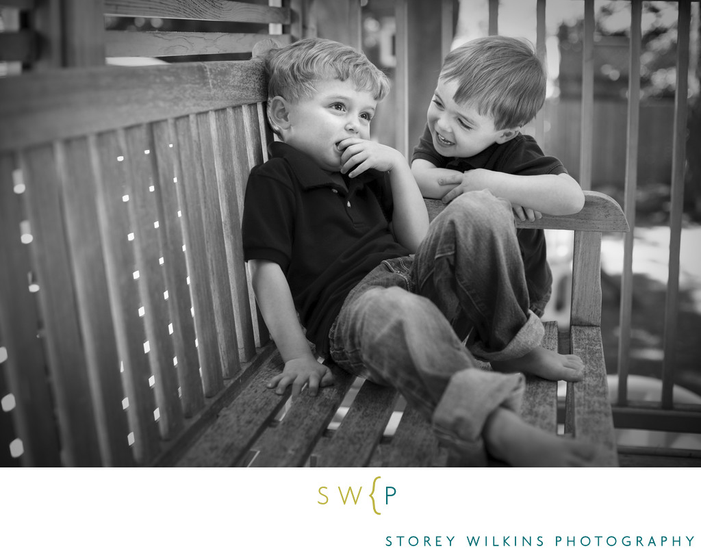 Twin Boys' Inside Joke: After the Game in Lawrence