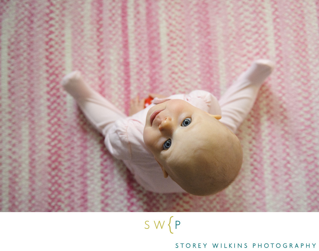 Overhead Baby Portrait: Editorial Perspective & Light
