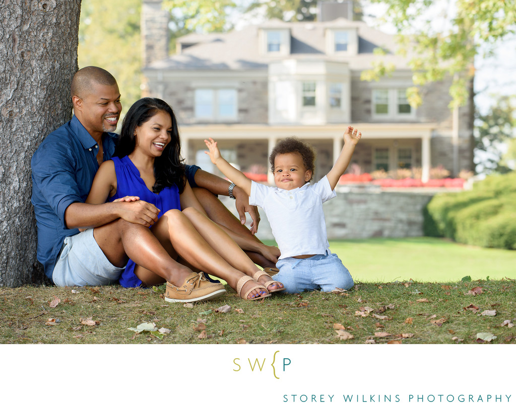 Family Portrait at Paletta Mansion