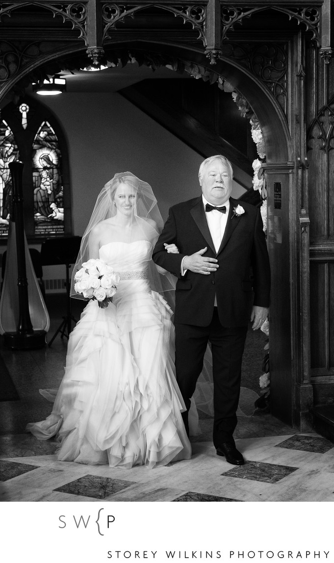 Traditional Church Wedding Processional Appleby College