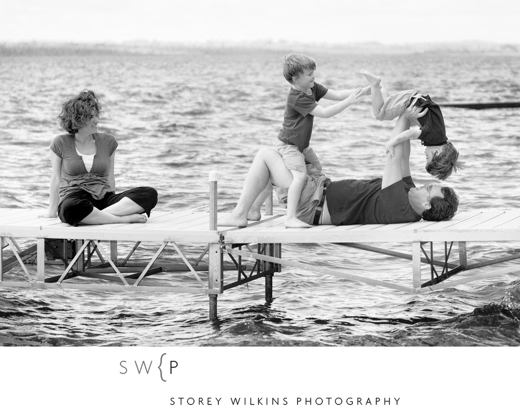 Cottage Family Photos: Your Dock, Your Tradition