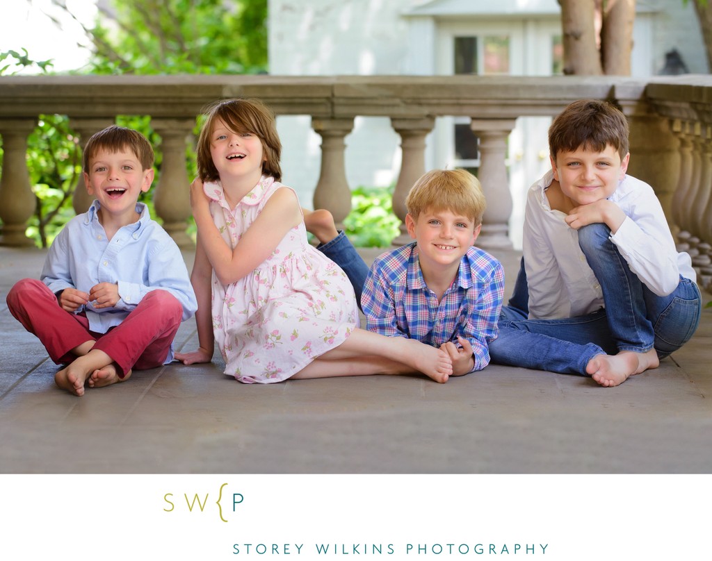 Four Siblings in Rosedale: Personalities Shine