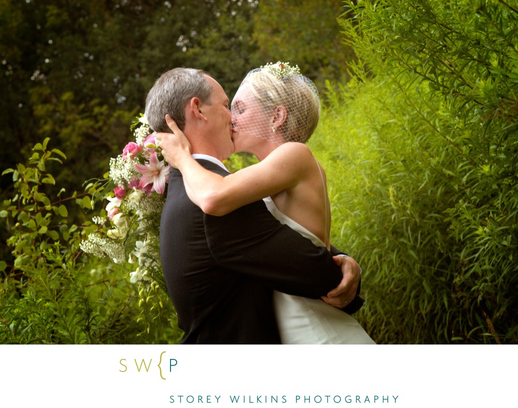 Zephyr Ontario Farm Wedding: Passionate Newlyweds Kiss