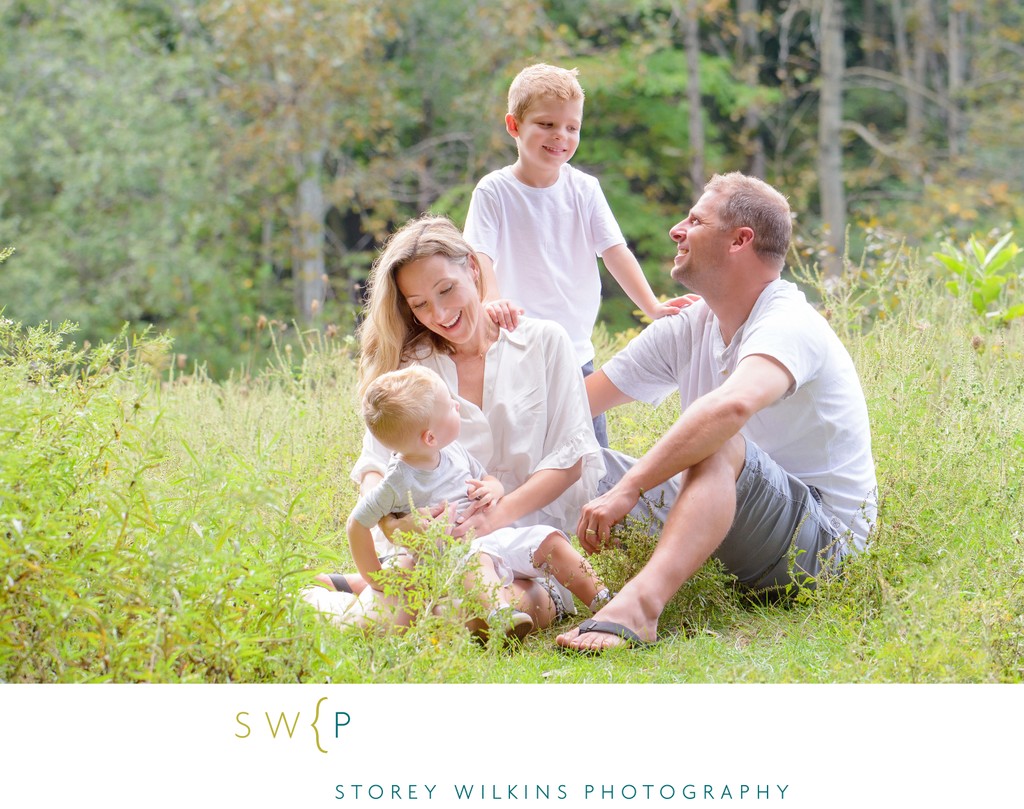 Summer Family Photography Outside