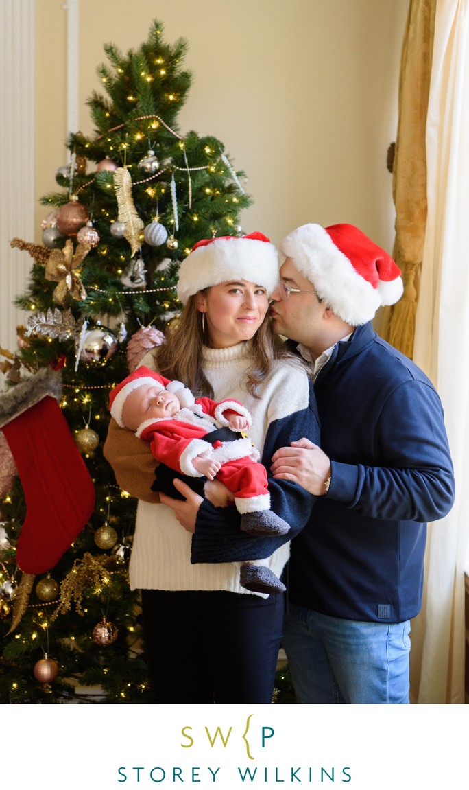 Newborn Portrait Christmas Tree