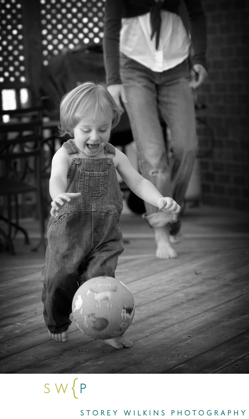 Backyard Play with Mom: Beyond Traditional Portraits