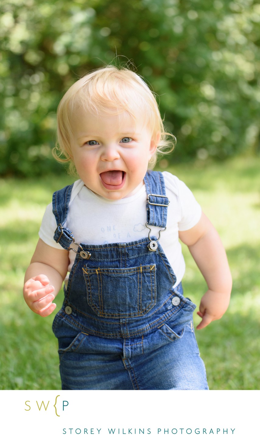 First Steps & Golden Moments: Baby's Park Adventure