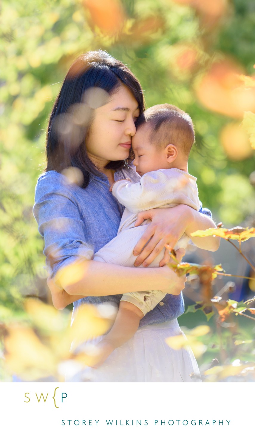 Candid Mother-Child Bond Portrait