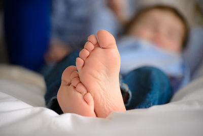Cute Toes Close-Up: Editorial Detail Photography