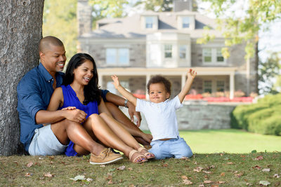 Family Portrait at Paletta Mansion
