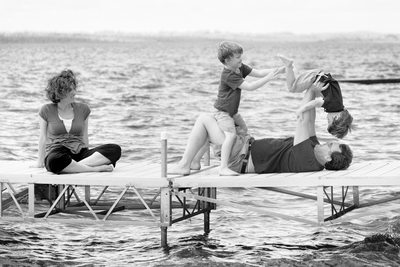 Cottage Family Photos: Your Dock, Your Tradition