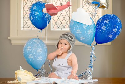 First Birthday Airplane: Goggles, Cake, and Flight