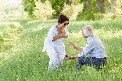 Grandparents' Playful Farm Proposal