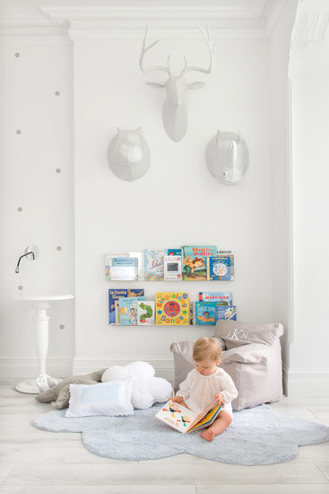 Modern Nursery Design: White-on-White Sophistication