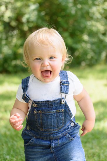 First Steps & Golden Moments: Baby's Park Adventure