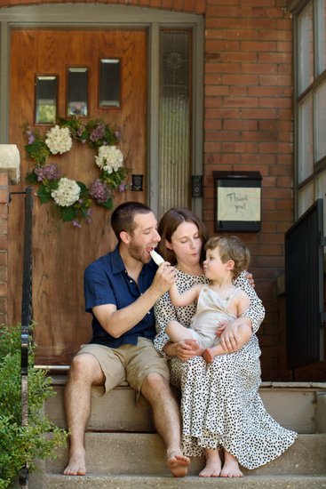 Bloor West Village Family Portrait Cute Moment