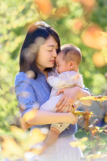 Candid Mother-Child Bond Portrait