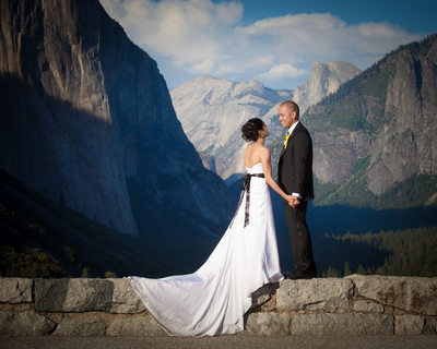 Tunnel View Wedding Couple