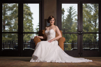 Beautiful Bridal Portrait at Tenaya Lodge