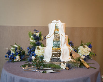 Unusual Archeologist's Wedding Cake At Tenaya Lodge 