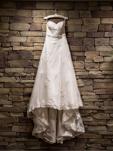 Wedding Dress at Tenaya Lodge Ascent Spa