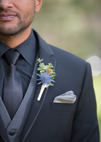 The Groom's Boutonniere at Ahwahnee Hotel Yosemite