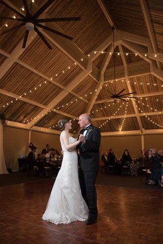 Father Dances With Bride at Tenaya Lodge Wedding